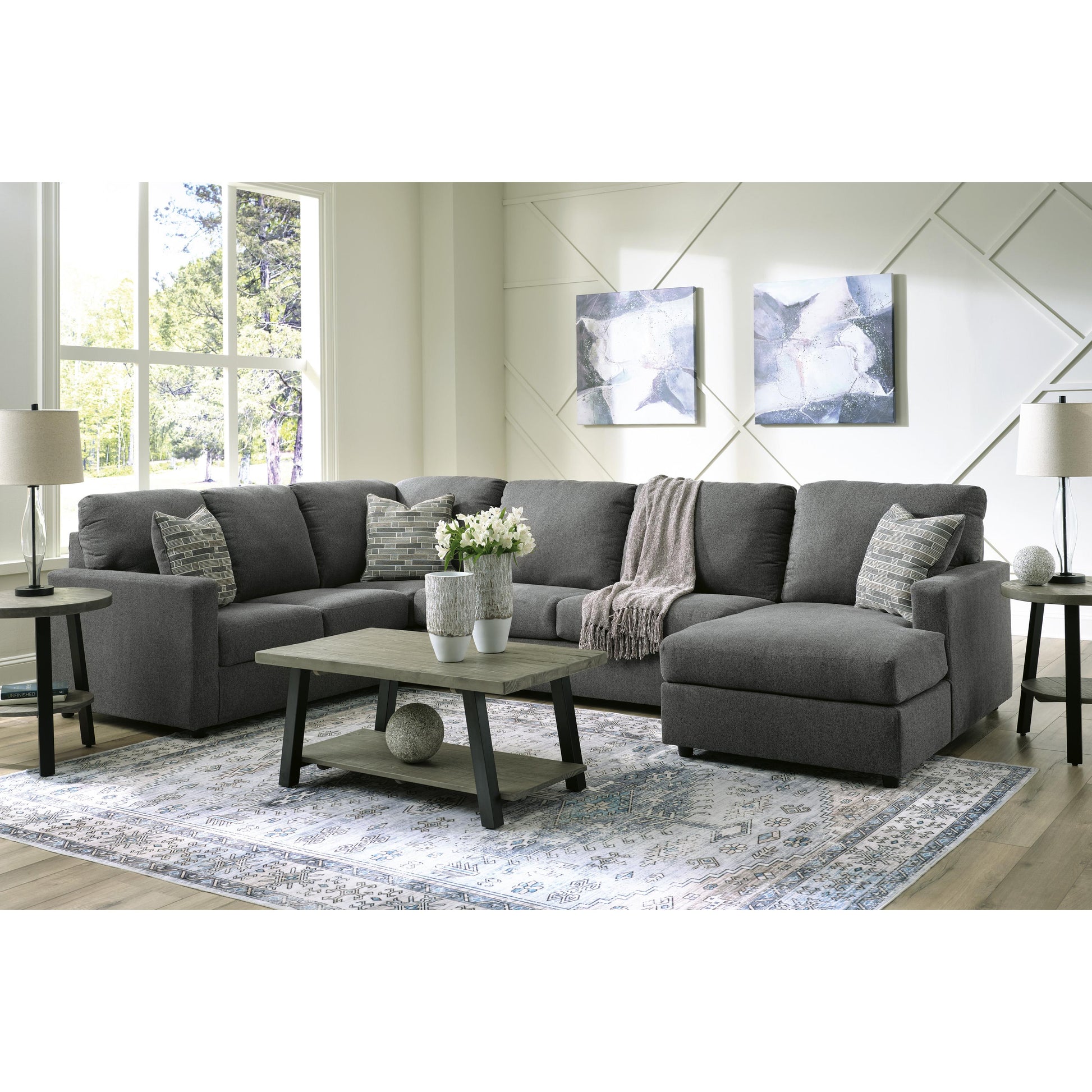 Signature Design by Ashley Edenfield Fabric 3 pc Sectional 2900348/2900334/2900317 IMAGE 4