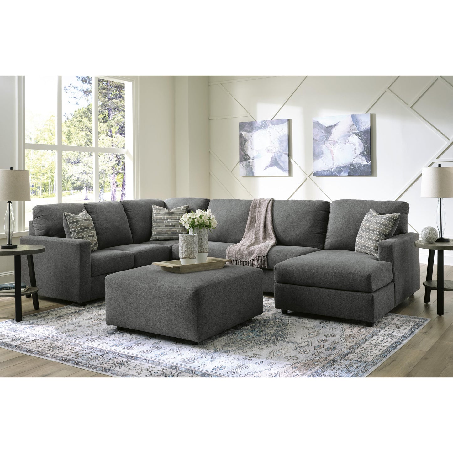 Signature Design by Ashley Edenfield Fabric 3 pc Sectional 2900348/2900334/2900317 IMAGE 5