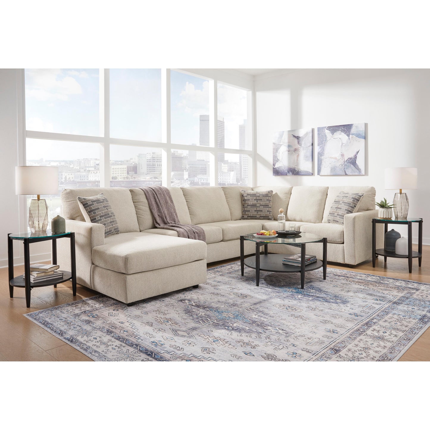 Signature Design by Ashley Edenfield Fabric 3 pc Sectional 2900416/2900434/2900449 IMAGE 4
