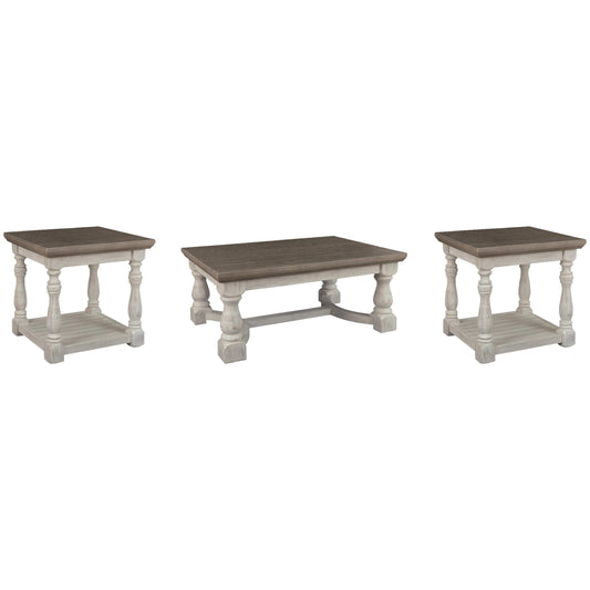  Signature Design by Ashley Havalance T814T1 Coffee Table and 2 End Tables IMAGE 1
