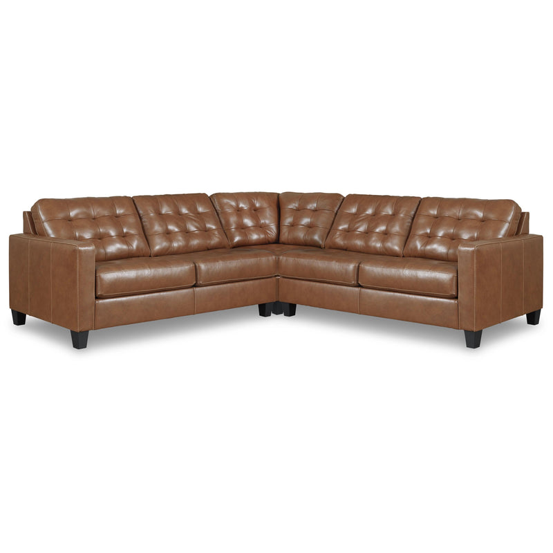 Signature Design by Ashley Baskove Leather Match 3 pc Sectional 1110255/1110277/1110256 IMAGE 1