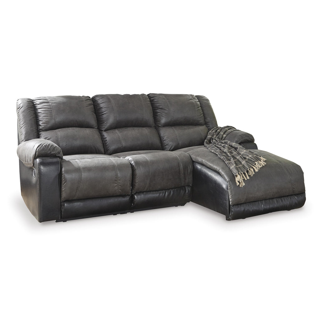  Signature Design by Ashley Nantahala 50301S9 3 pc Reclining Sectional with Chaise IMAGE 1
