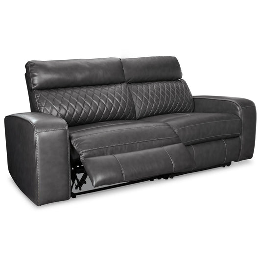  Signature Design by Ashley Samperstone 55203S5 2 pc Power Reclining Sectional IMAGE 1