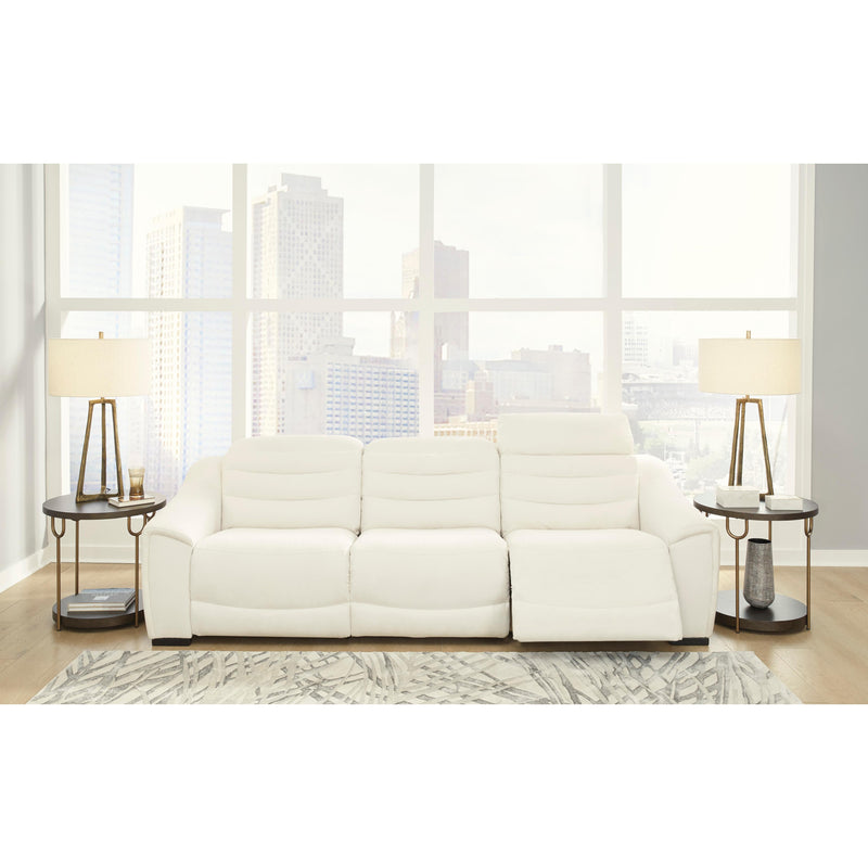Signature Design by Ashley Next-Gen Gaucho Power Reclining Leather Look 3 pc Sectional 5850546/5850558/5850562 IMAGE 2