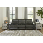  Signature Design by Ashley Center Line U63404S5 3 pc Power Reclining Sectional IMAGE 3