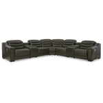  Signature Design by Ashley Center Line U63404S7 7 pc Power Reclining Sectional IMAGE 1