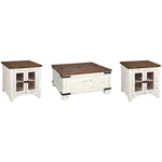  Signature Design by Ashley Wystfield T459T1 Coffee Table and 2 End Tables IMAGE 1