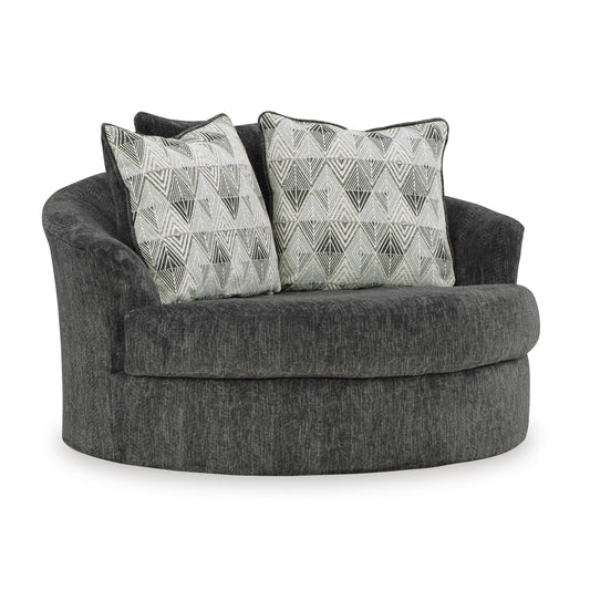  Signature Design by Ashley Biddeford 3550421 Oversized Swivel Accent Chair IMAGE 1