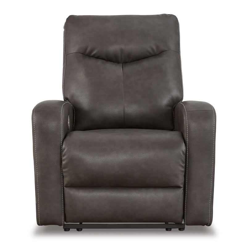 Signature Design by Ashley Ryversans Power Leather Look Recliner 4610506 IMAGE 3