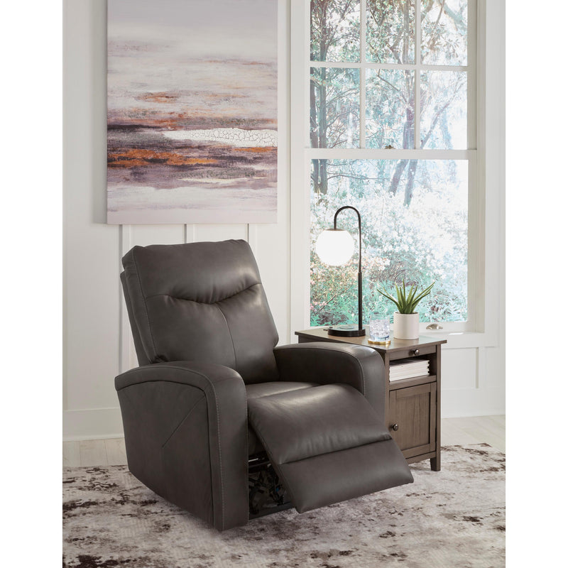 Signature Design by Ashley Ryversans Power Leather Look Recliner 4610506 IMAGE 8