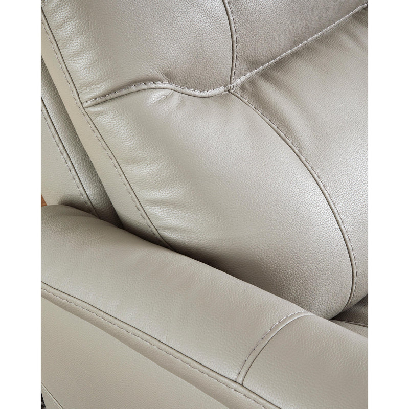 Signature Design by Ashley Riptyme Swivel Glider Leather Look Recliner 4640461 IMAGE 7