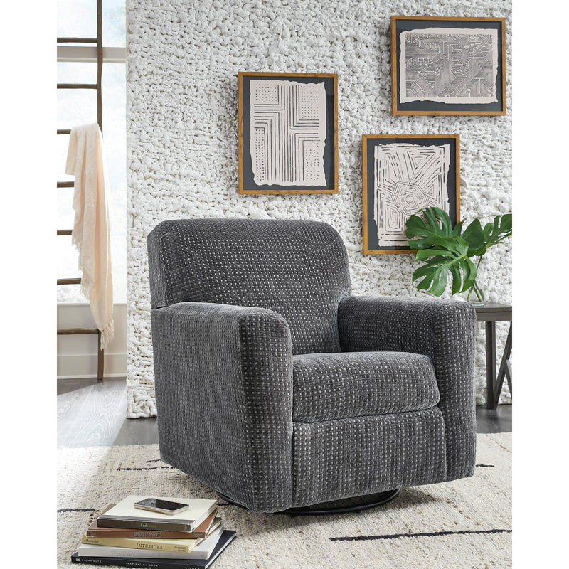 Signature Design by Ashley Herstow Swivel Glider Fabric Accent Chair A3000366 IMAGE 5