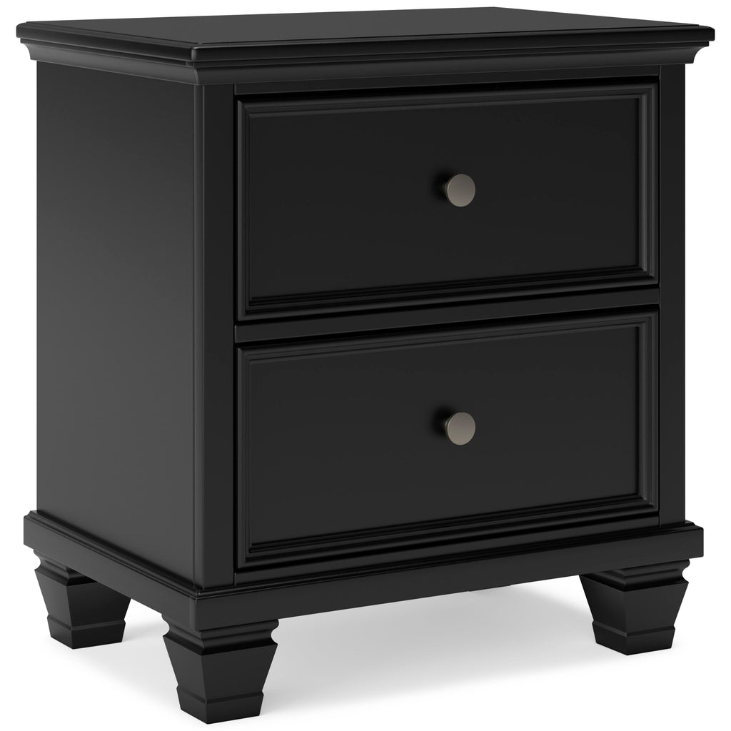  Signature Design by Ashley Lanolee B687-92 Two Drawer Night Stand IMAGE 1