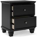  Signature Design by Ashley Lanolee B687-92 Two Drawer Night Stand IMAGE 2
