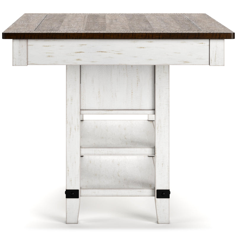 Signature Design by Ashley Valebeck Counter Height Dining Table with Pedestal Base D546-32 IMAGE 4