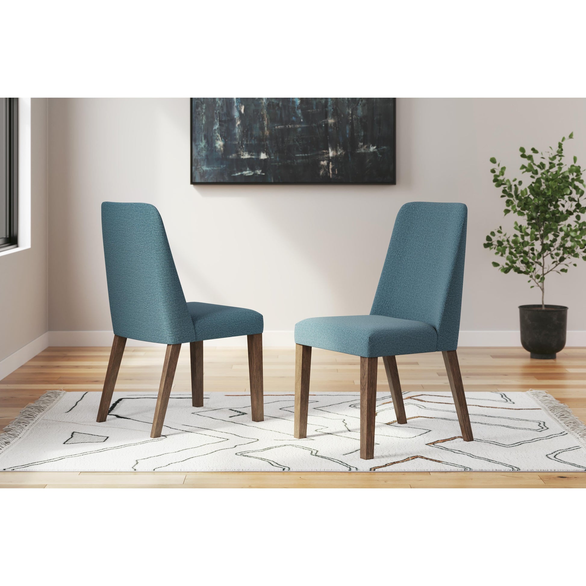 Signature Design by Ashley Lyncott D615-03 Dining Upholstered Side Chair | American Furniture of Slidell