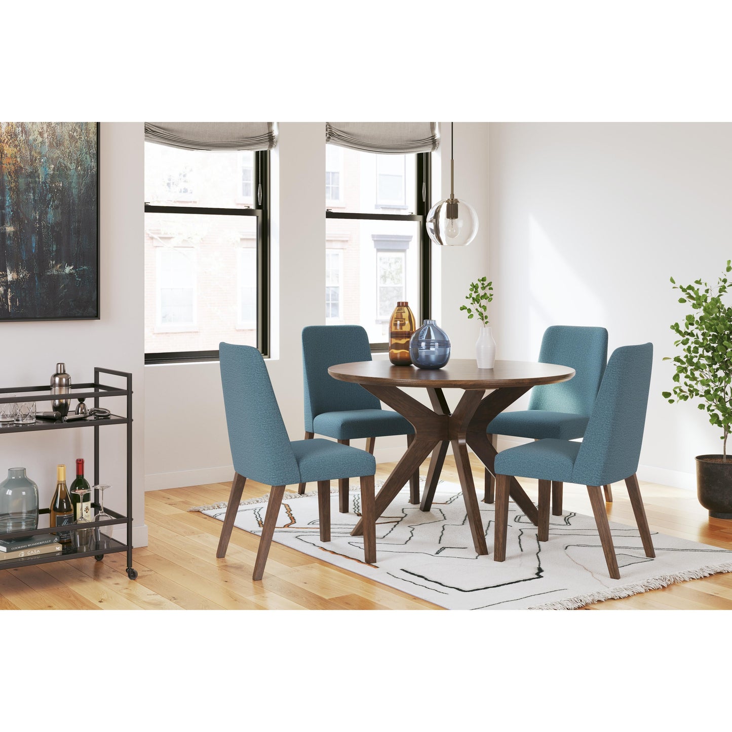 Signature Design by Ashley Lyncott D615-03 Dining Upholstered Side Chair | American Furniture of Slidell