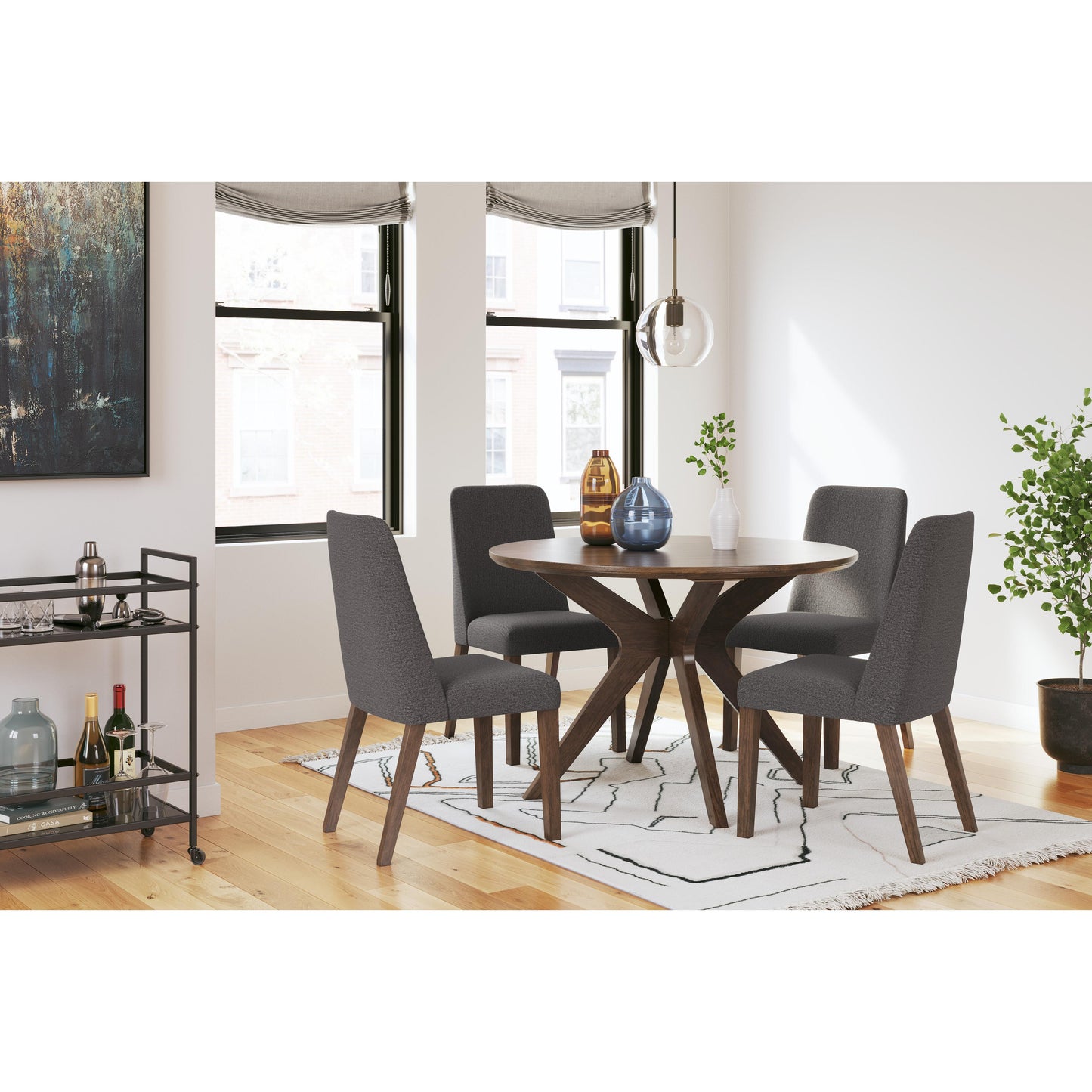 Signature Design by Ashley Lyncott D615-15 Round Dining Room Table IMAGE 7