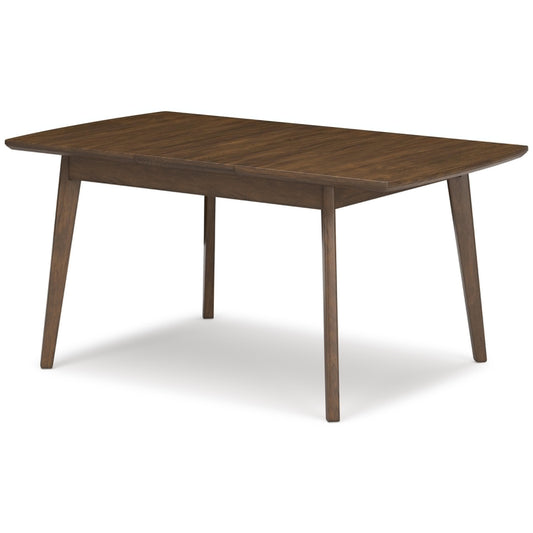 Signature Design by Ashley Lyncott D615-35 Rectangular Dining Room Butterfly Extension Table | American Furniture of Slidell