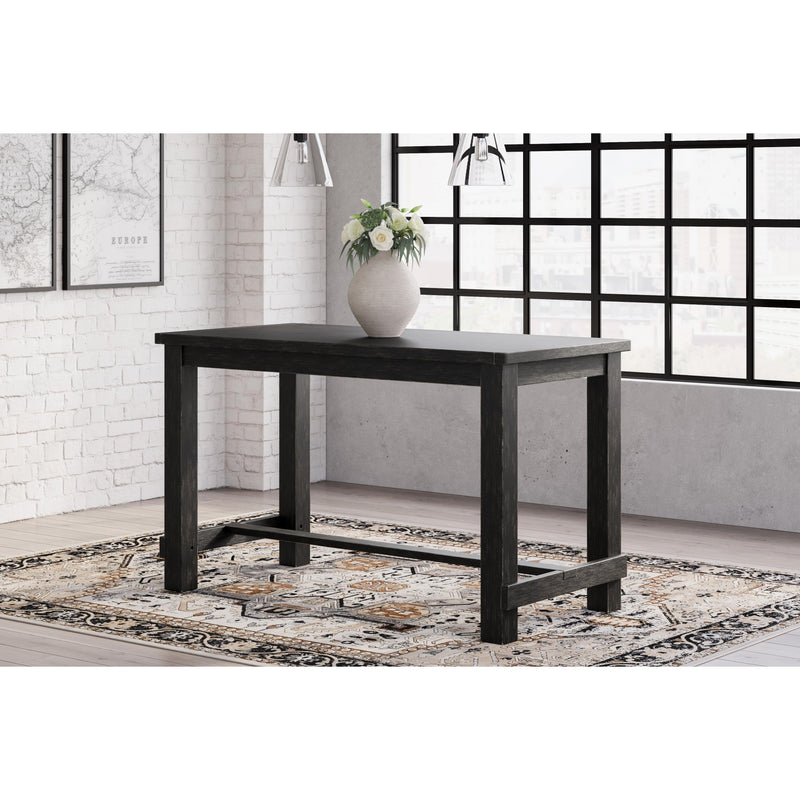 Signature Design by Ashley Jeanette Counter Height Dining Table with Trestle Base D702-32 IMAGE 5