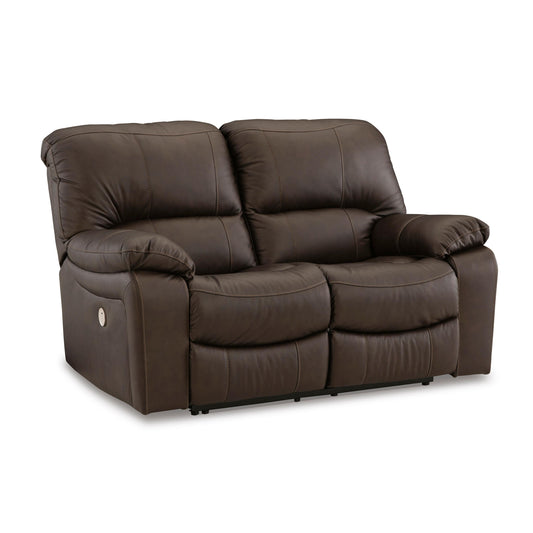  Signature Design by Ashley Leesworth U4380874 Reclining Power Loveseat IMAGE 1