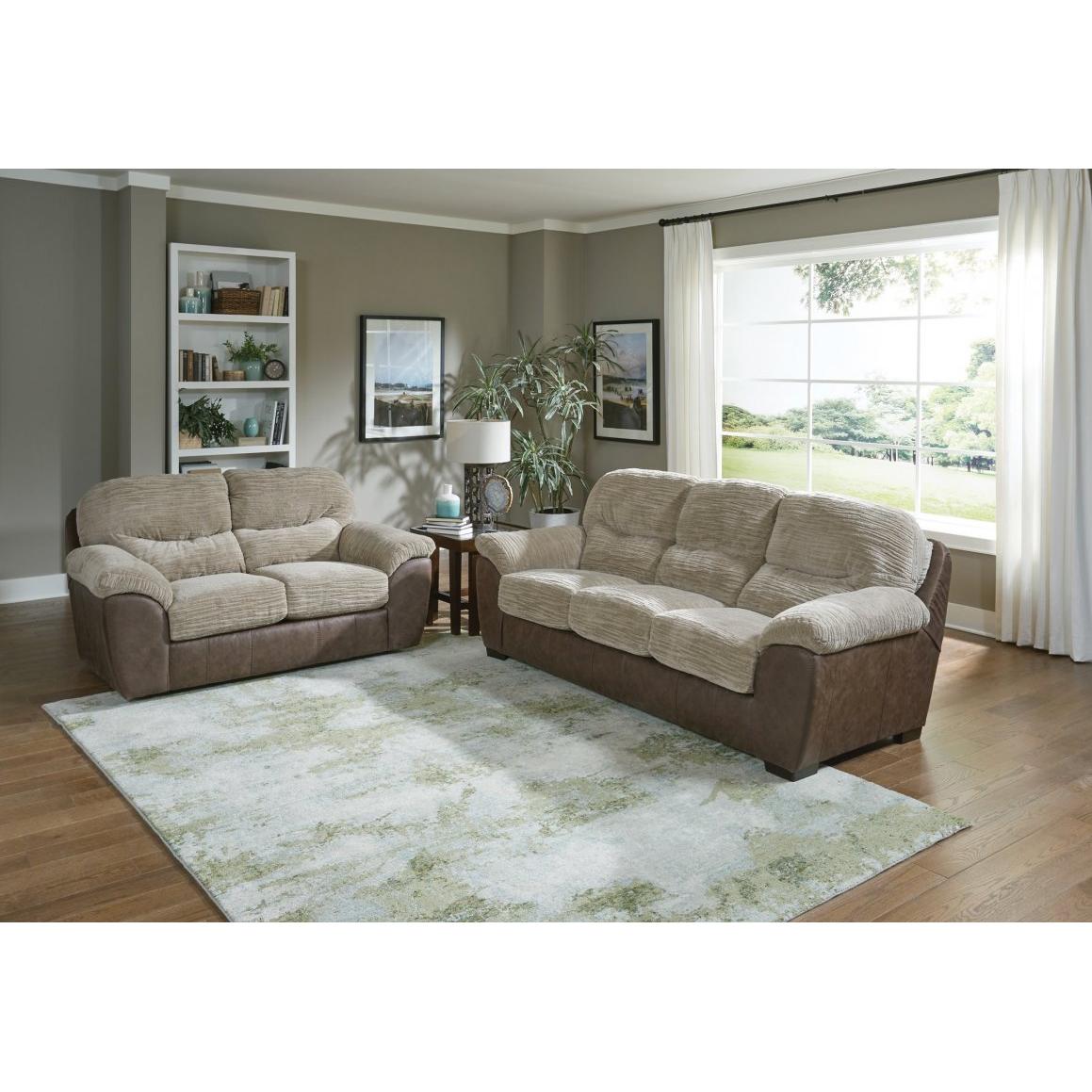 Jackson Furniture McMahon Stationary Fabric Sofa 5455-23 1176-89/1921-36 IMAGE 4