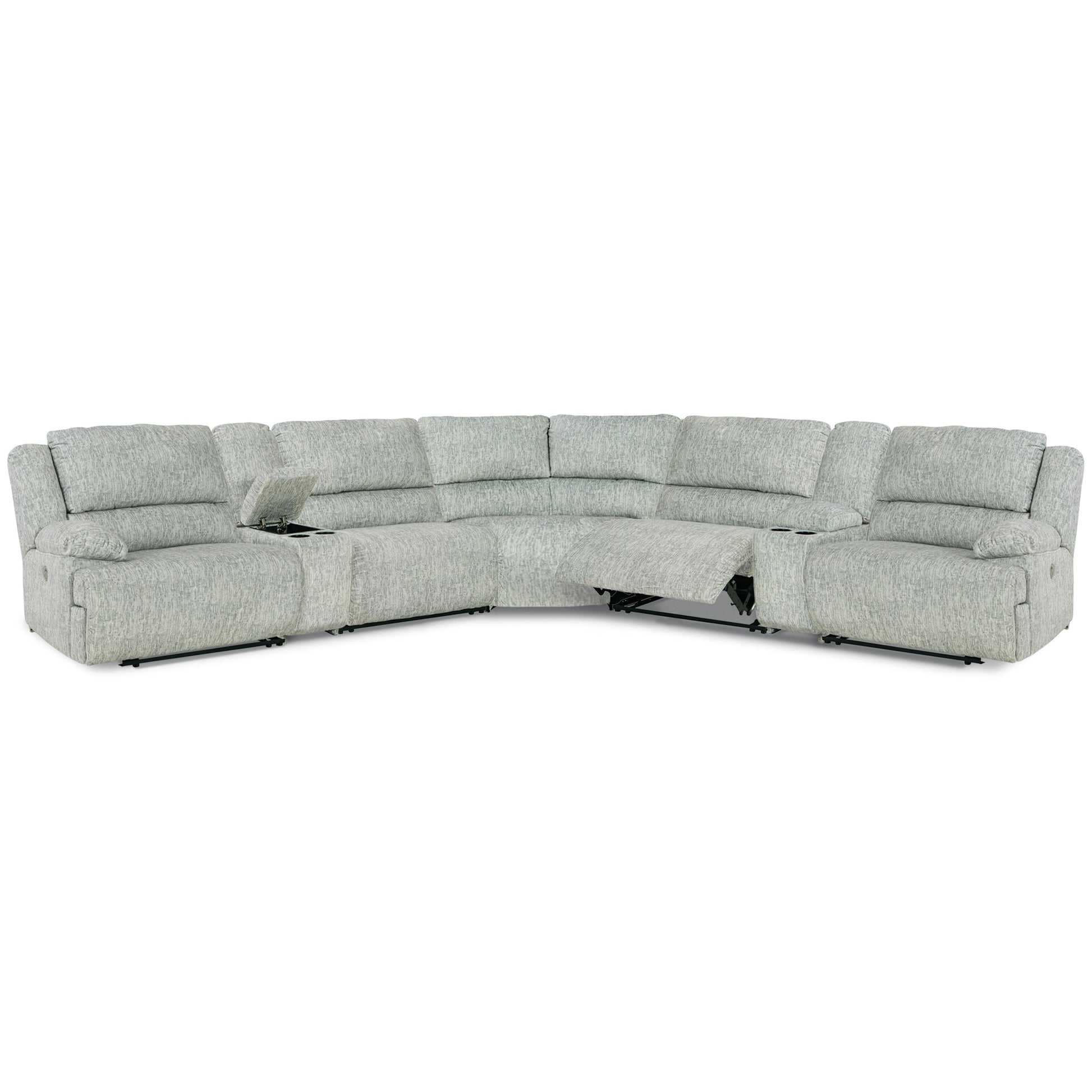 Signature Design by Ashley McClelland Power Reclining Fabric 7 pc Sectional 2930258/2930257/2930219/2930277/2930219/2930257/2930262 IMAGE 1