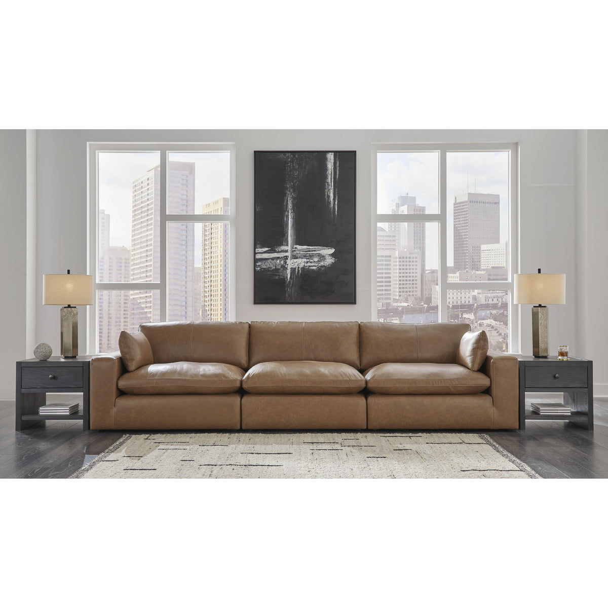  Signature Design by Ashley Emilia 30901S2 3 pc Sectional Sofa IMAGE 2