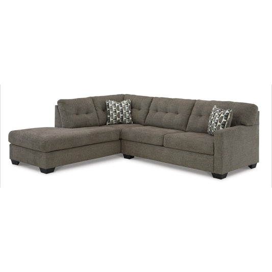  Signature Design by Ashley Mahoney 31005S3 2 pc Sleeper Sectional with Chaise IMAGE 1