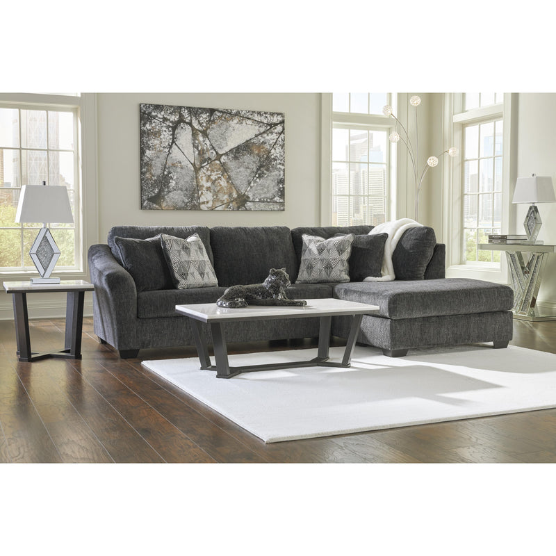 Signature Design by Ashley Biddeford Fabric 2 pc Sectional 3550466/3550417 IMAGE 3