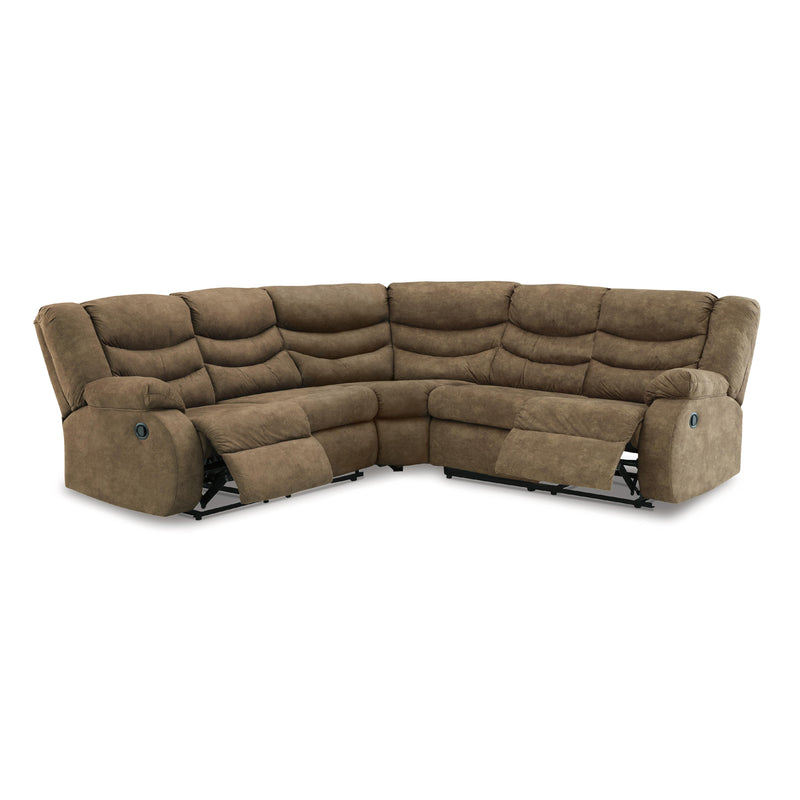 Signature Design by Ashley Partymate Reclining Leather Look 2 pc Sectional 3690248/3690250 IMAGE 2