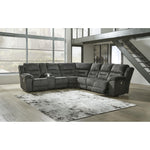  Signature Design by Ashley Nettington 44101S3 4 pc Power Reclining Sectional IMAGE 3