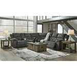  Signature Design by Ashley Nettington 44101S3 4 pc Power Reclining Sectional IMAGE 6