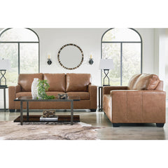 Signature Design by Ashley Bolsena Stationary Leather Match Sofa 5560338 IMAGE 7