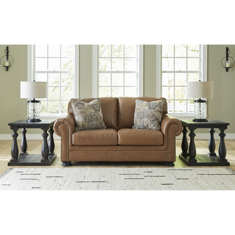 Signature Design by Ashley Carianna Stationary Leather Match Loveseat 5760435 IMAGE 5