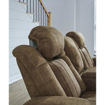  Signature Design by Ashley Wolfridge 6070318 Power Reclining Loveseat with Console and Adjustable Headrest IMAGE 8