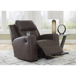 Signature Design by Ashley Lavenhorne Rocker Leather Look Recliner 6330625 IMAGE 8