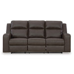 Signature Design by Ashley Lavenhorne Reclining Leather Look Sofa 6330689 IMAGE 3
