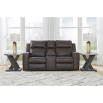 Signature Design by Ashley Lavenhorne Reclining Leather Look Loveseat 6330694 IMAGE 6