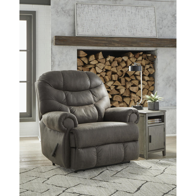 Signature Design by Ashley Camera Time Leather Look Recliner with Wall Recline 6570729 IMAGE 6