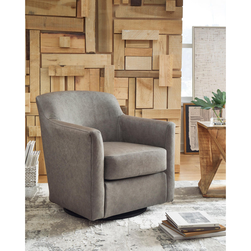 Signature Design by Ashley Bradney Swivel Leather Accent Chair A3000324 IMAGE 5