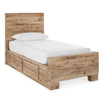  Signature Design by Ashley Hyanna B1050B28 Twin Panel Bed with 2 Side Storage IMAGE 1