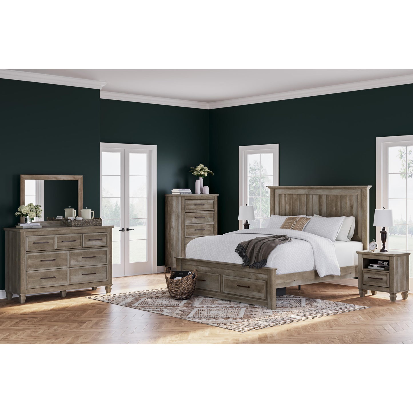 Signature Design by Ashley Yarbeck King Panel Bed with Storage B2710-58/B2710-56S/B2710-97 IMAGE 10