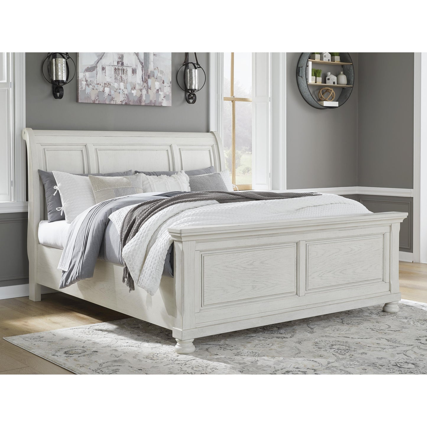 Signature Design by Ashley Robbinsdale Queen Sleigh Bed B742-77/B742-54/B742-96 IMAGE 4