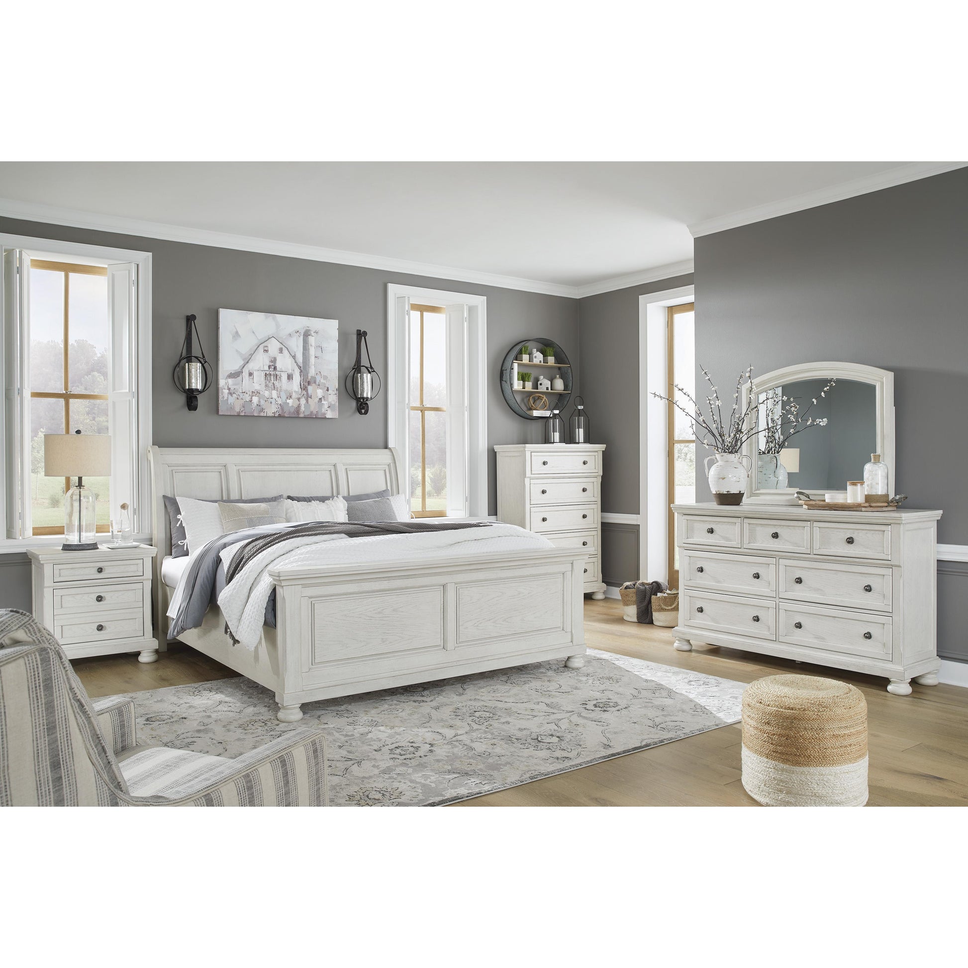 Signature Design by Ashley Robbinsdale Queen Sleigh Bed B742-77/B742-54/B742-96 IMAGE 5