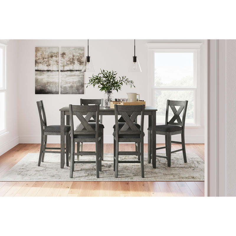 Signature Design by Ashley Caitbrook 7 pc Counter Height Dinette D388-423 IMAGE 3