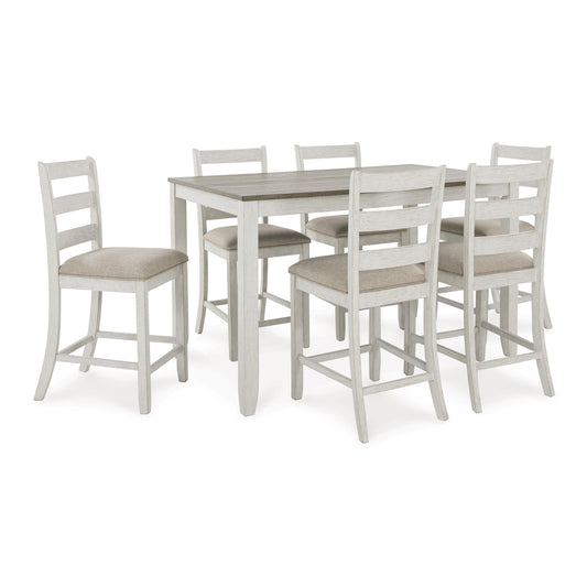  Signature Design by Ashley Skempton D394-423 Rectangular Dining Room Counter Table Set IMAGE 1