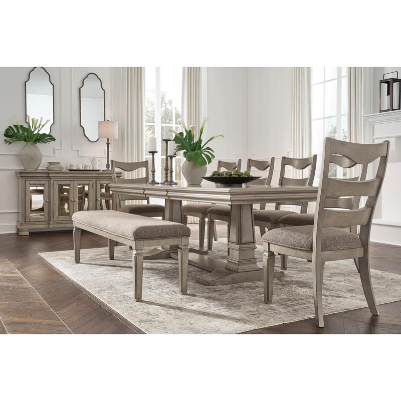 Signature Design by Ashley Lexorne Dining Table with Trestle Base D924-55B/D924-55T IMAGE 14