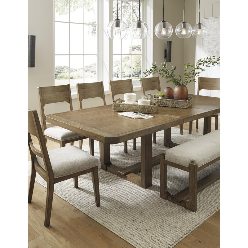 Signature Design by Ashley Cabalynn Dining Table with Trestle Base D974-35 IMAGE 14