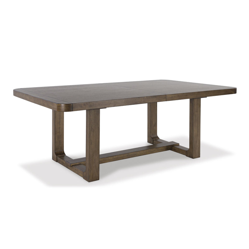 Signature Design by Ashley Cabalynn Dining Table with Trestle Base D974-35 IMAGE 2